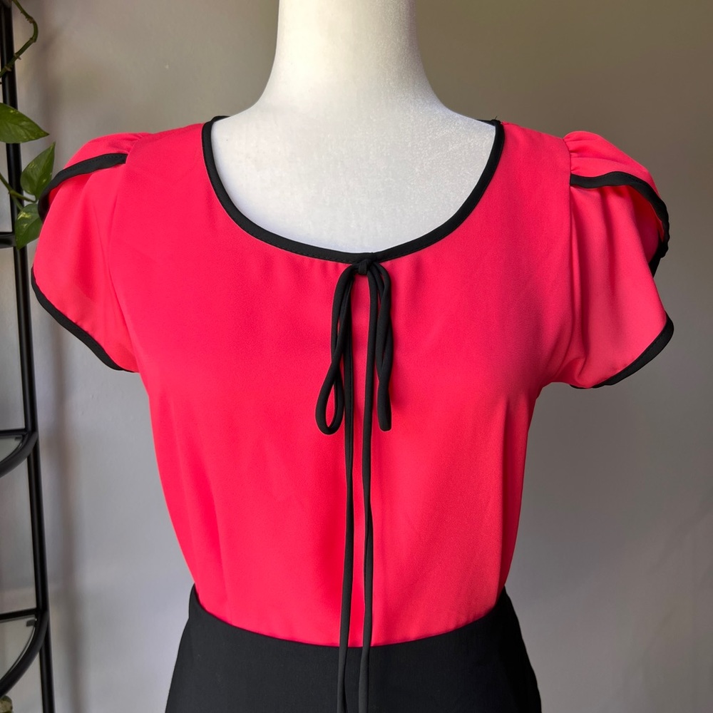 Classy Dressy Top Coral